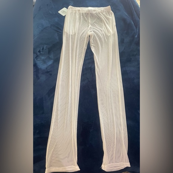 Men’s L’Homme Invisible Paris ‘Good Catch’ Mesh White Lounge Pants -Medium, NWT - Picture 7 of 8
